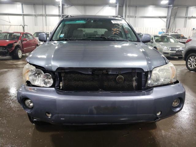 JTEEP21A570204870 - 2007 TOYOTA HIGHLANDER SPORT BLUE photo 5