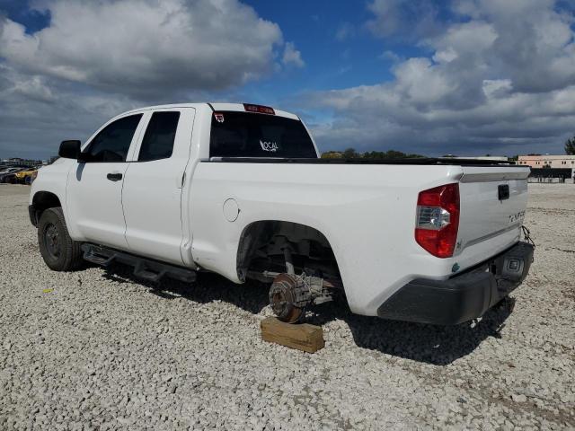5TFRY5F1XKX252782 - 2019 TOYOTA TUNDRA DOUBLE CAB SR/SR5 WHITE photo 2