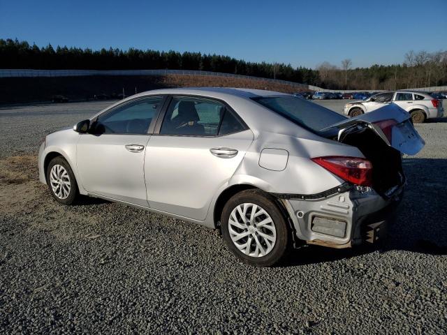 5YFBURHE4KP866682 - 2019 TOYOTA COROLLA L SILVER photo 2