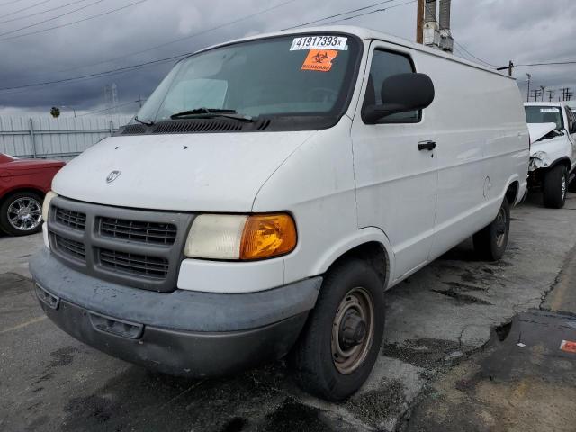 2B7KB31Z9YK137725 - 2000 DODGE RAM VAN B3500 WHITE photo 1