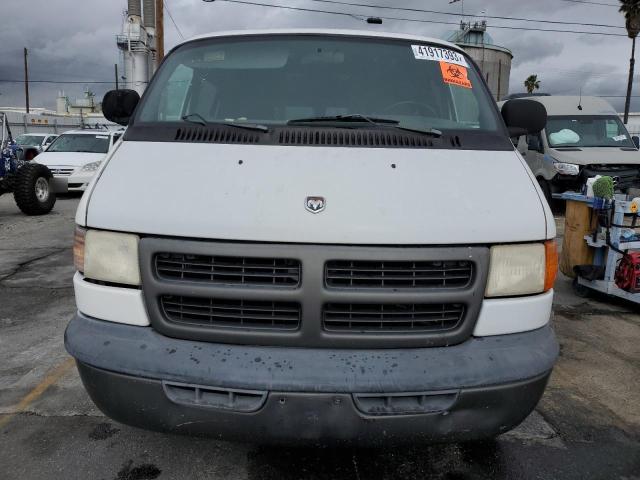 2B7KB31Z9YK137725 - 2000 DODGE RAM VAN B3500 WHITE photo 5