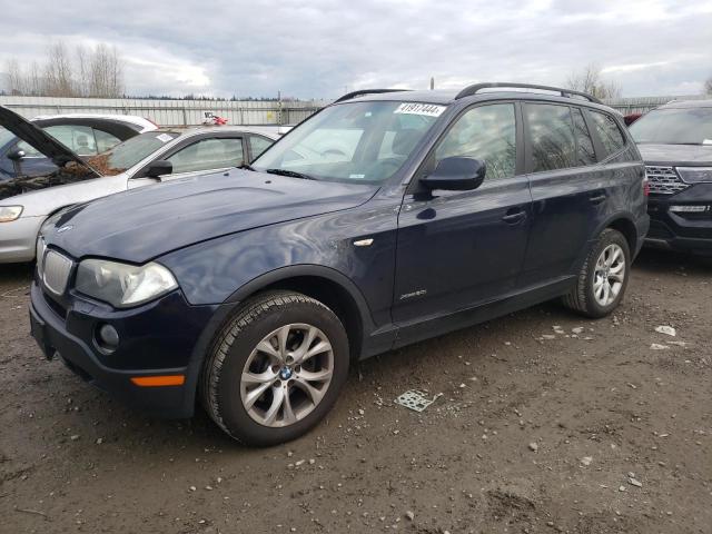 WBXPC9C40AWJ35411 - 2010 BMW X3 XDRIVE30I BLUE photo 1