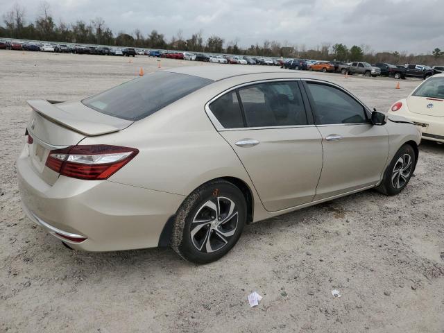 1HGCR2F36GA028715 - 2016 HONDA ACCORD LX GOLD photo 3