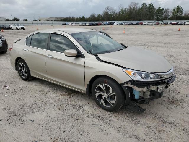 1HGCR2F36GA028715 - 2016 HONDA ACCORD LX GOLD photo 4