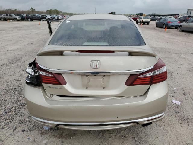 1HGCR2F36GA028715 - 2016 HONDA ACCORD LX GOLD photo 6