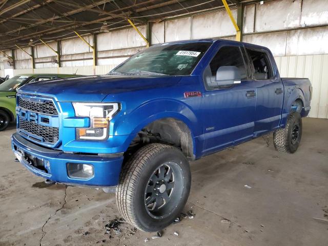 1FTEW1EP2FKD60044 - 2015 FORD F150 SUPERCREW BLUE photo 1