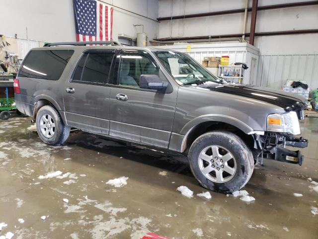 1FMJK1G59AEB65180 - 2010 FORD EXPEDITION EL XLT GRAY photo 4