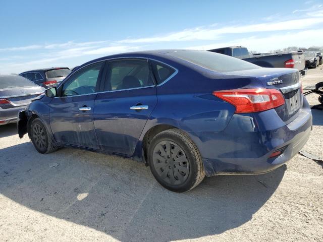 3N1AB7APXGY249251 - 2016 NISSAN SENTRA S BLUE photo 2