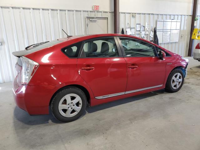 JTDKN3DU8B0274669 - 2011 TOYOTA PRIUS RED photo 3