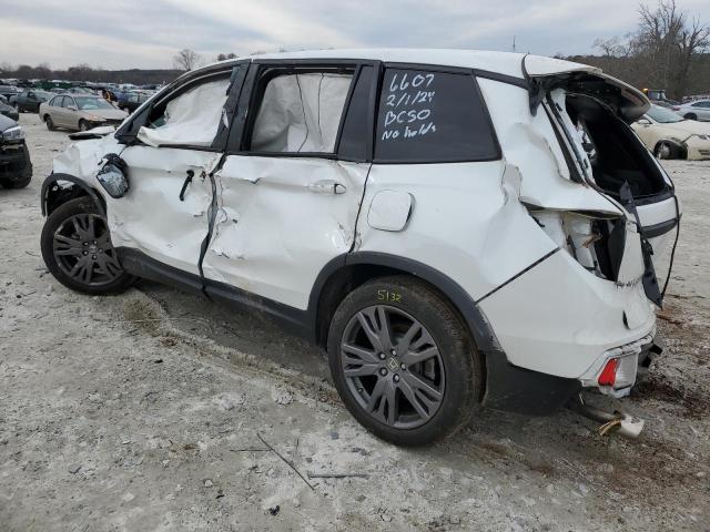 5FNYF7H5XMB014232 - 2021 HONDA PASSPORT EXL WHITE photo 2