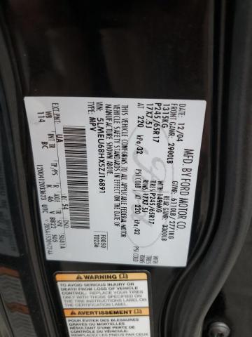 5LMEU68HX5ZJ16891 - 2005 LINCOLN AVIATOR 黑色 照片 13