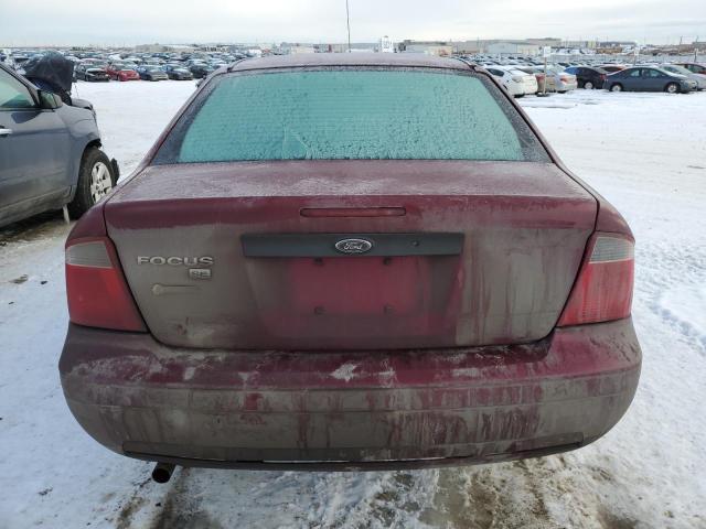 1FAFP34N37W248916 - 2007 FORD FOCUS ZX4 MAROON photo 6