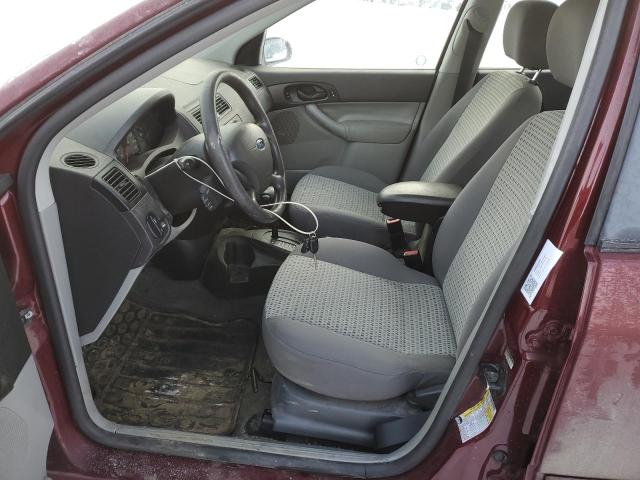 1FAFP34N37W248916 - 2007 FORD FOCUS ZX4 MAROON photo 7