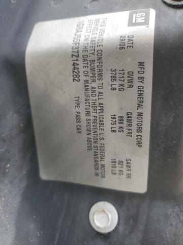 1G8AJ55F37Z144282 - 2007 SATURN ION LEVEL 2 ვერცხლისფერი ფოტო 12