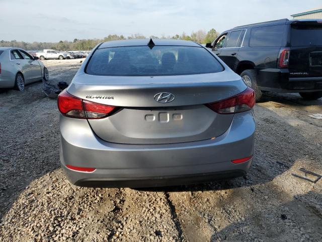 5NPDH4AE6GH735865 - 2016 HYUNDAI ELANTRA SE SILVER photo 6