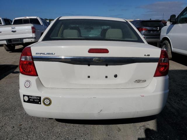 1G1ZS51F06F104391 - 2006 CHEVROLET MALIBU LS WHITE photo 6