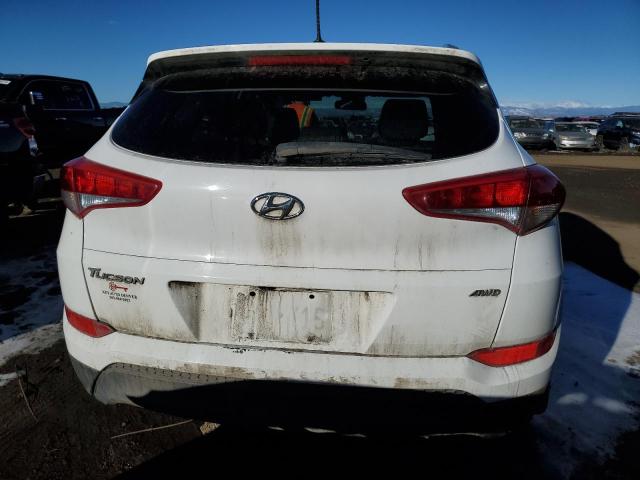 KM8J3CA41GU092054 - 2016 HYUNDAI TUCSON LIMITED WHITE photo 6