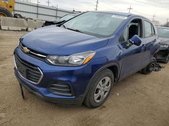 3GNCJKSB4HL161624 - 2017 CHEVROLET TRAX LS BLUE photo 1