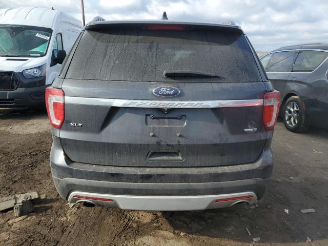 1FM5K8DH4HGC04555 - 2017 FORD EXPLORER XLT GRAY photo 6