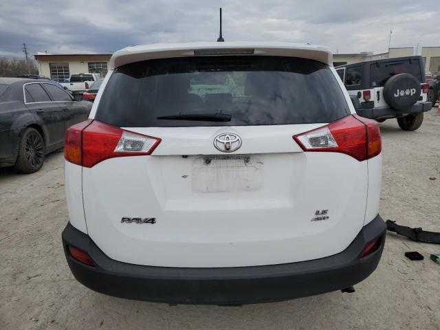 2T3BFREV8FW344521 - 2015 TOYOTA RAV4 LE WHITE photo 6