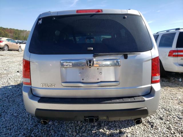 5FNYF3H75BB032709 - 2011 HONDA PILOT EXLN SILVER photo 6