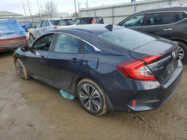 2HGFC1F77HH644518 - 2017 HONDA CIVIC EXL BLUE photo 2