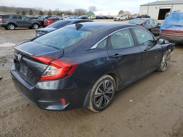 2HGFC1F77HH644518 - 2017 HONDA CIVIC EXL ლურჯი ფოტო 3