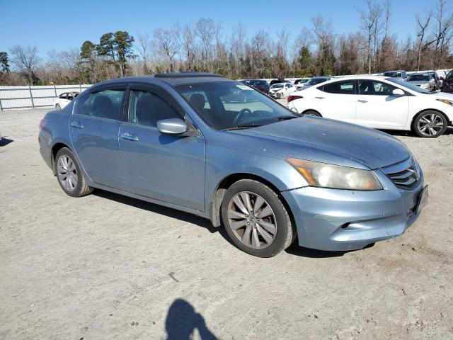 1HGCP3F85BA011369 - 2011 HONDA ACCORD EXL BLUE photo 4