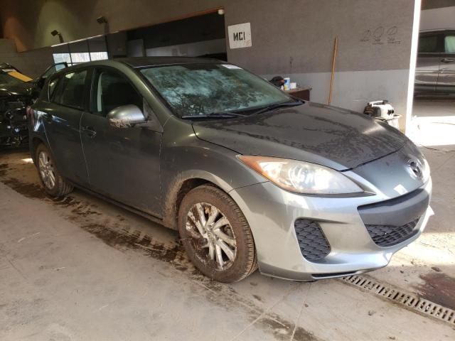 JM1BL1L7XC1638771 - 2012 MAZDA 3 I GRAY photo 4