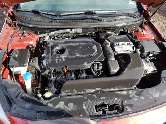 5NPE34AF5FH113767 - 2015 HYUNDAI SONATA SPORT RED photo 11