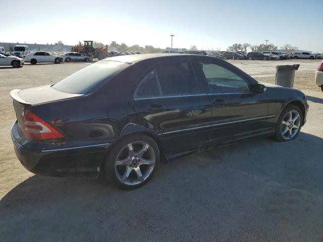 WDBRF52H77E025270 - 2007 MERCEDES-BENZ C 230 BLACK photo 3