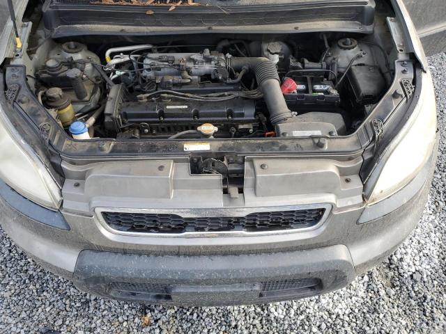 KNDJT2A2XB7301828 - 2011 KIA SOUL + GRAY photo 11