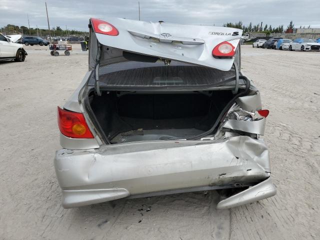 1NXBR32E83Z001687 - 2003 TOYOTA COROLLA CE SILVER photo 6