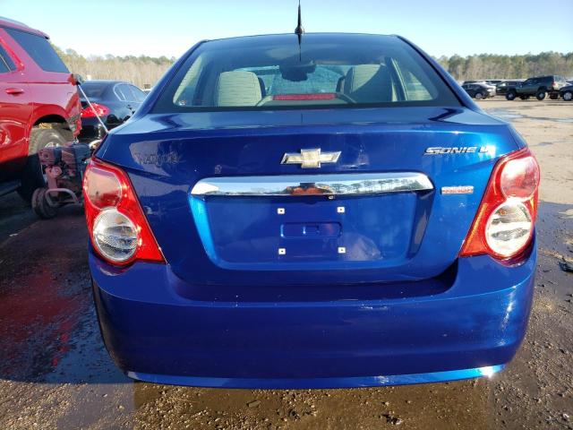 1G1JC5SB8E4134416 - 2014 CHEVROLET SONIC LT BLUE photo 6