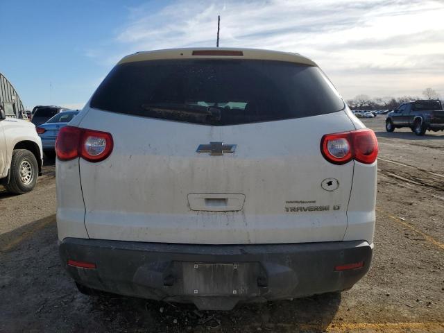 1GNKRGED6CJ378932 - 2012 CHEVROLET TRAVERSE LT WHITE photo 6