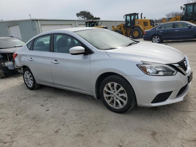 3N1AB7AP4KY347202 - 2019 NISSAN SENTRA S SILVER photo 4