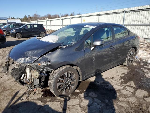 2HGFB2F97DH542513 - 2013 HONDA CIVIC EXL ნაცრისფერი ფოტო 1