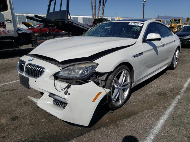 WBA6A0C5XDDZ03850 - 2013 BMW 640 I WHITE photo 2