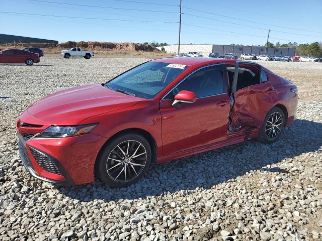 4T1G11AKXPU102289 - 2023 TOYOTA CAMRY SE NIGHT SHADE RED photo 1