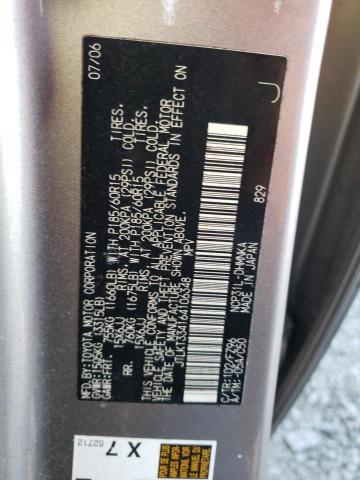 JTLKT334164106348 - 2006 TOYOTA SCION XB 银色 照片 12