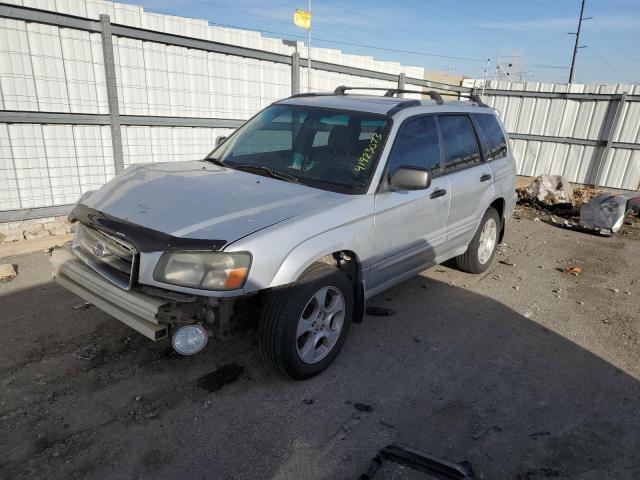 JF1SG65653H772316 - 2003 SUBARU FORESTER 2.5XS SILVER photo 1