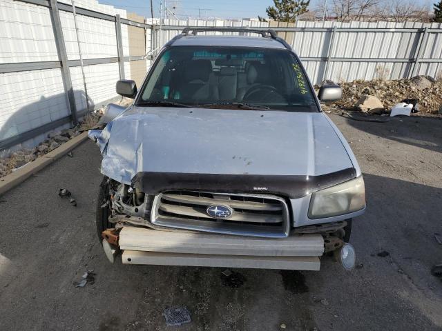 JF1SG65653H772316 - 2003 SUBARU FORESTER 2.5XS SILVER photo 5