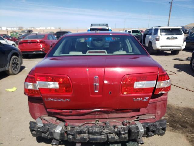 3LNHM26T78R649466 - 2008 LINCOLN MKZ RED photo 6