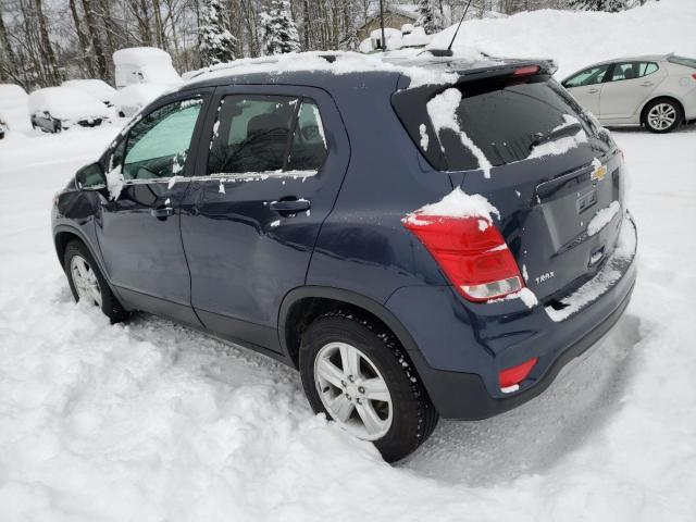 3GNCJLSB9KL144783 - 2019 CHEVROLET TRAX 1LT BLUE photo 2