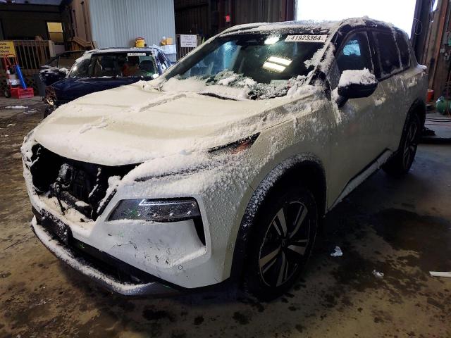 JN8BT3CB4NW339982 - 2022 NISSAN ROGUE SL WHITE photo 1