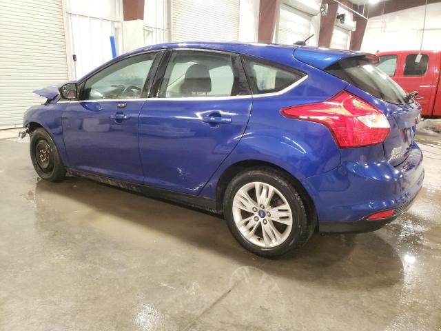 1FAHP3M2XCL403150 - 2012 FORD FOCUS SEL BLUE photo 2