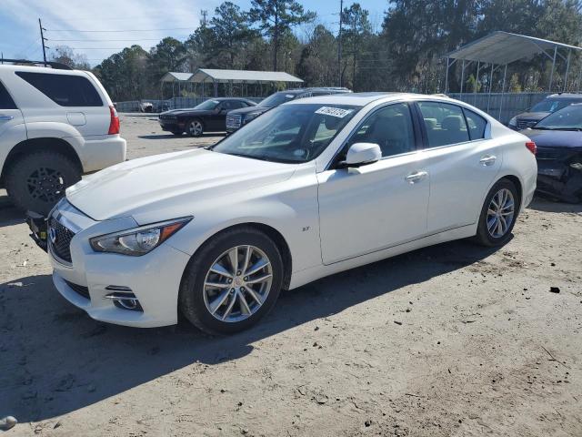 JN1BV7AP5EM674436 - 2014 INFINITI Q50 BASE WHITE photo 1