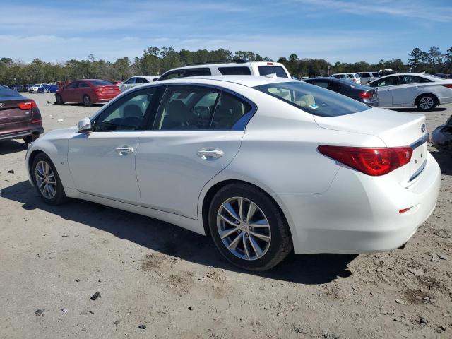 JN1BV7AP5EM674436 - 2014 INFINITI Q50 BASE WHITE photo 2