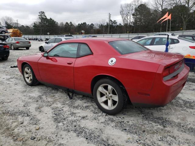 2C3CDYAG7CH110947 - 2012 DODGE CHALLENGER SXT RED photo 2