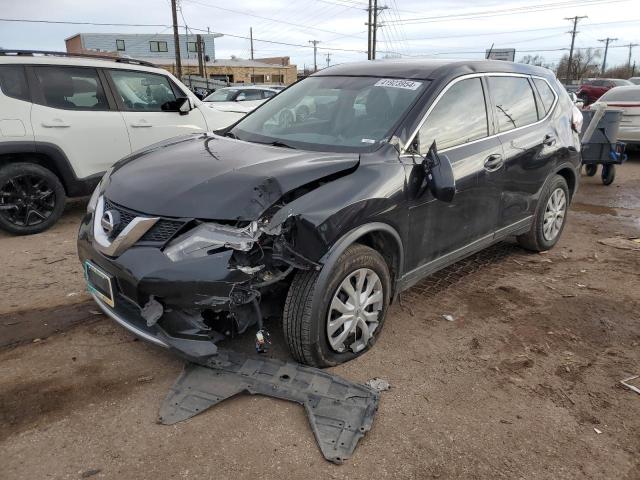 KNMAT2MV7GP644366 - 2016 NISSAN ROGUE S BLACK photo 1